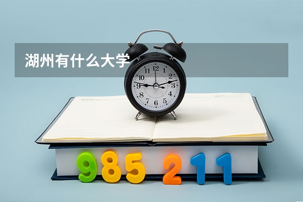 湖州有什么大学