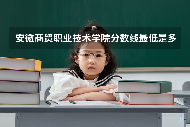 安徽商贸职业技术学院分数线最低是多少
