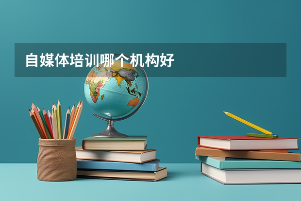 自媒体培训哪个机构好