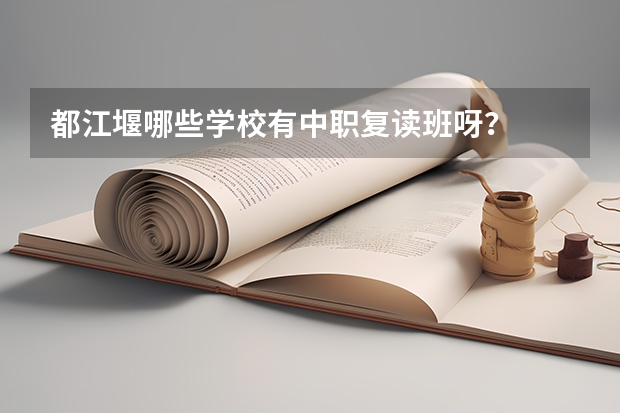 都江堰哪些学校有中职复读班呀？