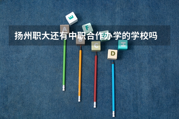 扬州职大还有中职合作办学的学校吗
