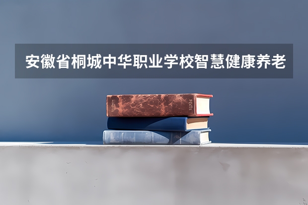 安徽省桐城中华职业学校智慧健康养老服务培养目标定位（证书介绍）