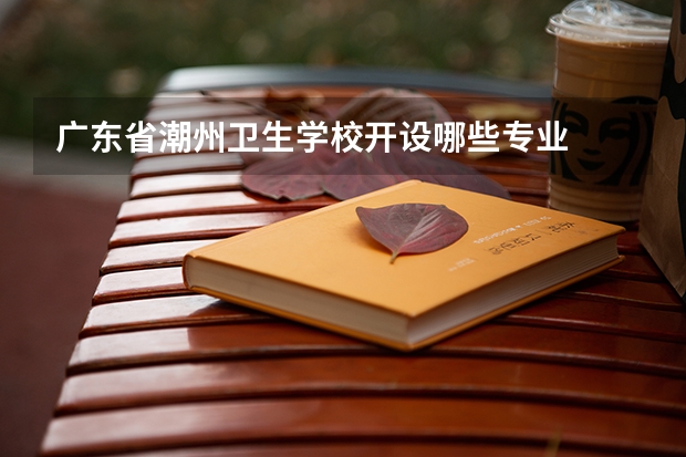 广东省潮州卫生学校开设哪些专业  面向哪些职业就业