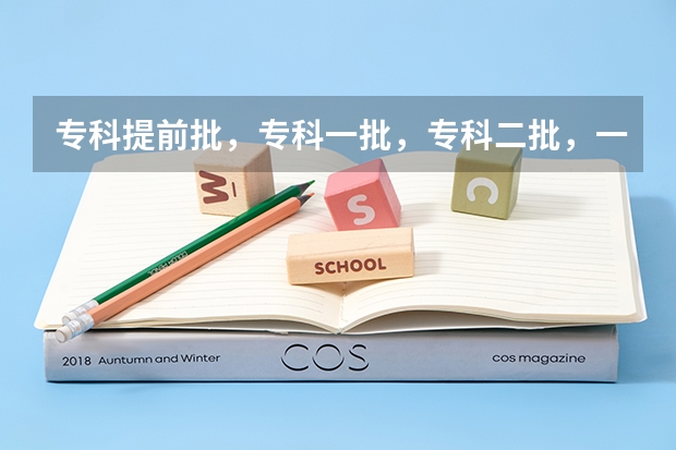 专科提前批,专科一批,专科二批,一共报几个志愿(高考一本可以填报几个志愿啊?)
