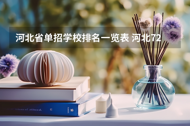 河北省单招学校排名一览表 河北72所单招学校排名