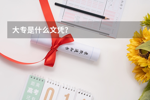 大专是什么文凭?