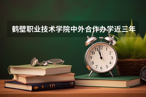 鹤壁职业技术学院中外合作办学近三年分数线汇总(湖北艺术生录取分数线)
