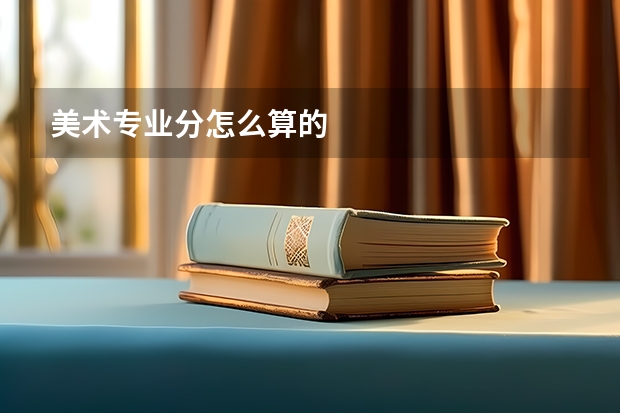 美术专业分怎么算的