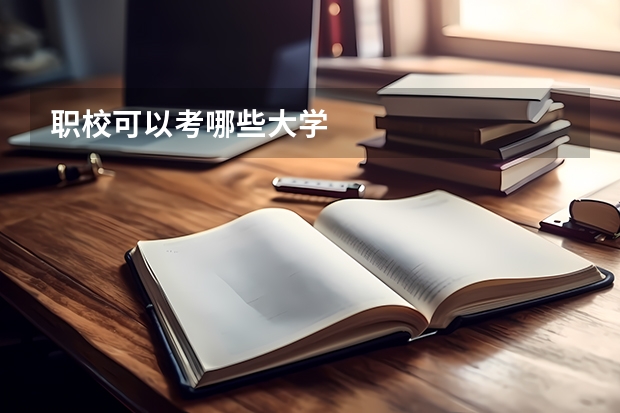 职校可以考哪些大学