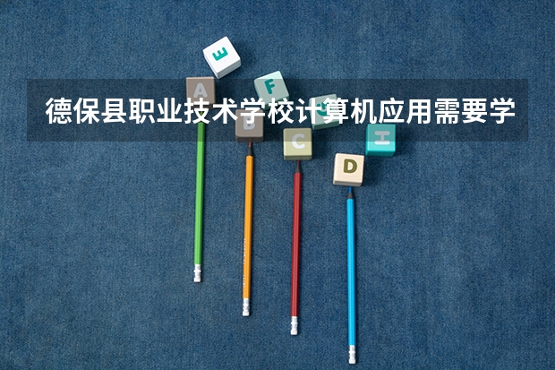 德保县职业技术学校计算机应用需要学哪些课程（专业能力要求）