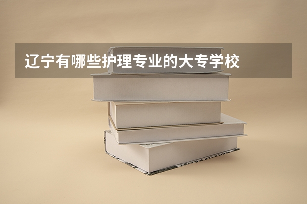 辽宁有哪些护理专业的大专学校
