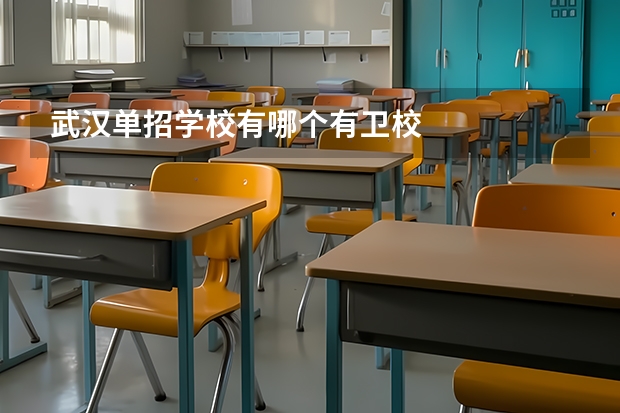 武汉单招学校有哪个有卫校