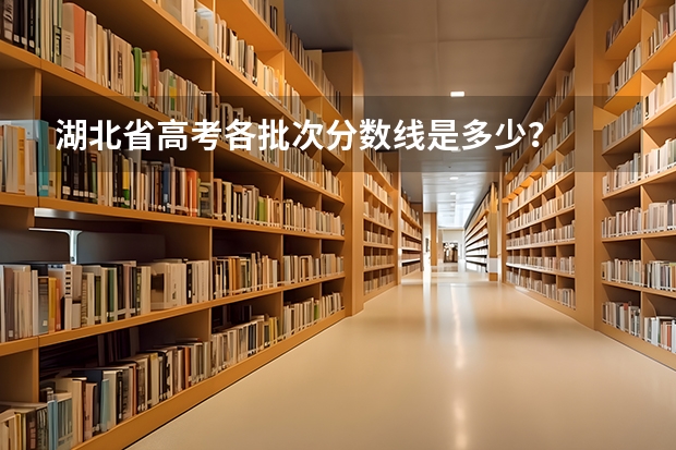 湖北省高考各批次分数线是多少？