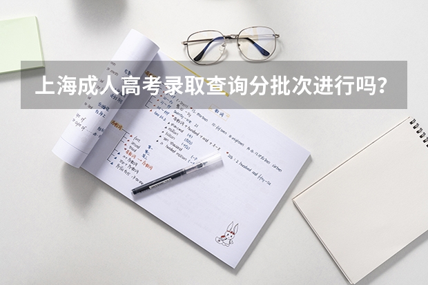 上海成人高考录取查询分批次进行吗?