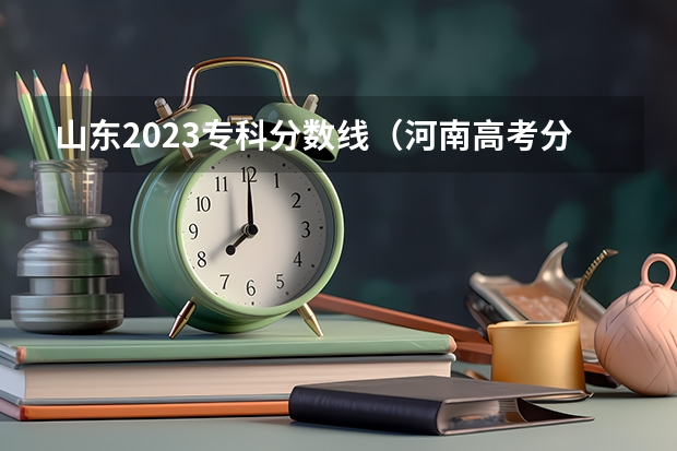 山东2023专科分数线（河南高考分数线2023一本,二本,专科分数线）