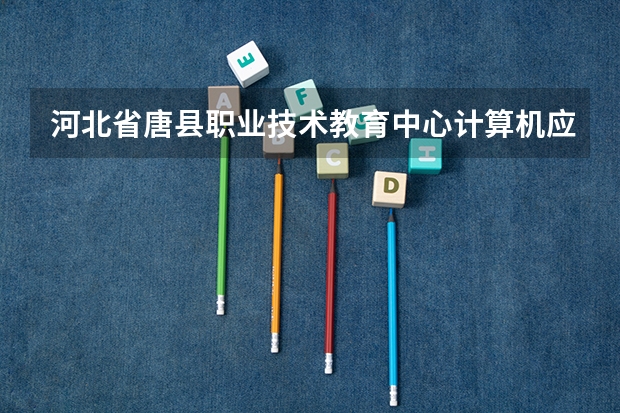 河北省唐县职业技术教育中心计算机应用需要学哪些课程（专业能力要求）