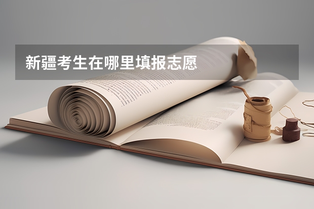 新疆考生在哪里填报志愿