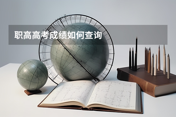 职高高考成绩如何查询