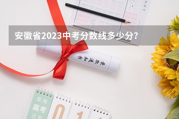 安徽省2023中考分数线多少分?