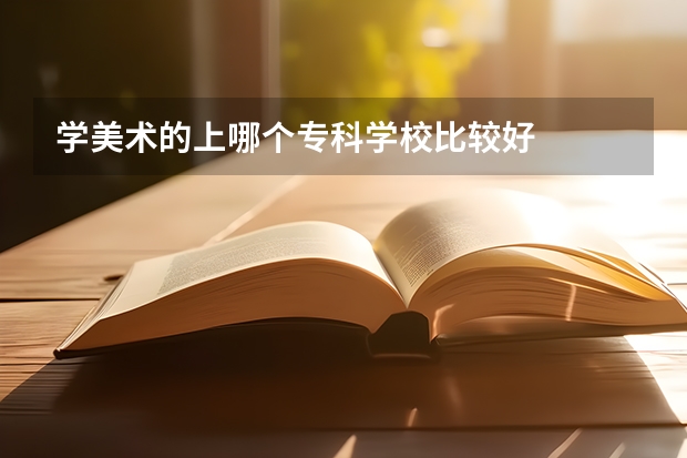 学美术的上哪个专科学校比较好