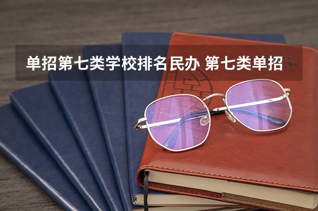 单招第七类学校排名民办 第七类单招分数线