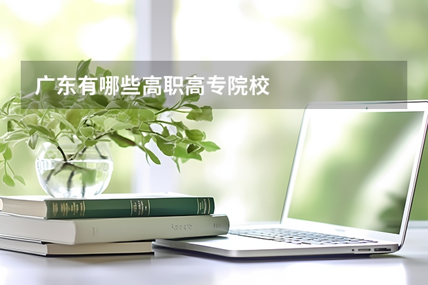 广东有哪些高职高专院校