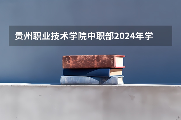 贵州职业技术学院中职部2024年学费多少