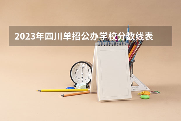 2023年四川单招公办学校分数线表 四川机电职业技术学院2023单招录取线