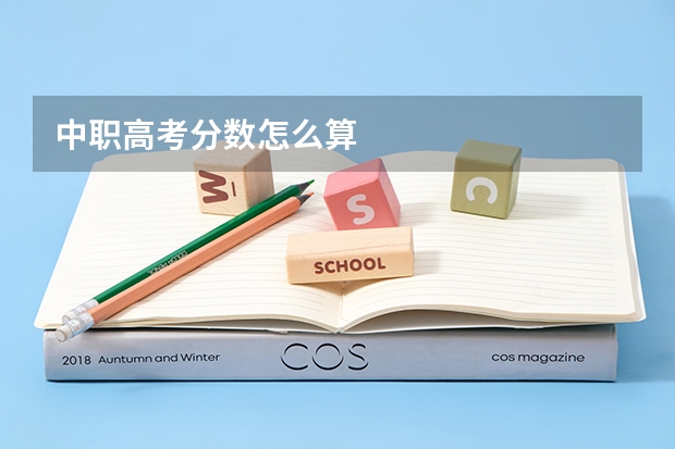 中职高考分数怎么算