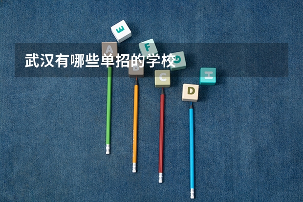 武汉有哪些单招的学校