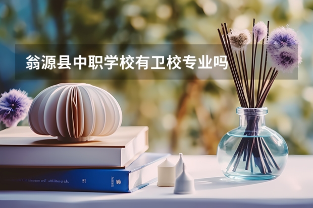 翁源县中职学校有卫校专业吗