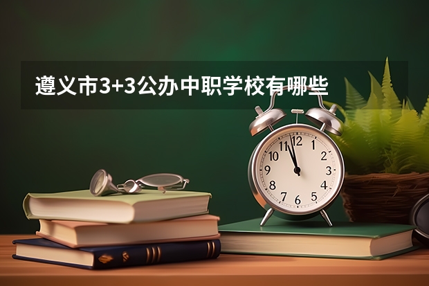 遵义市3+3公办中职学校有哪些