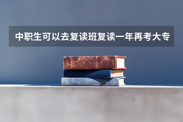 中职生可以去复读班复读一年再考大专吗