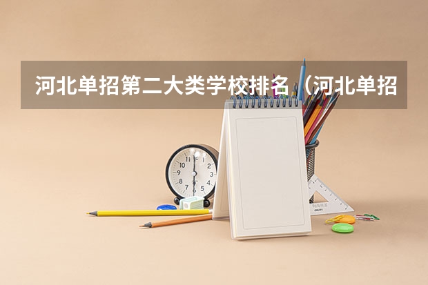 河北单招第二大类学校排名（河北单招对口财经类学校排名）